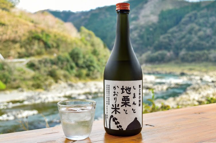 旅サラダ ダバダ火振 栗焼酎 無手無冠 栗と米の焼酎 四万十 お酒 ギフト お土産 